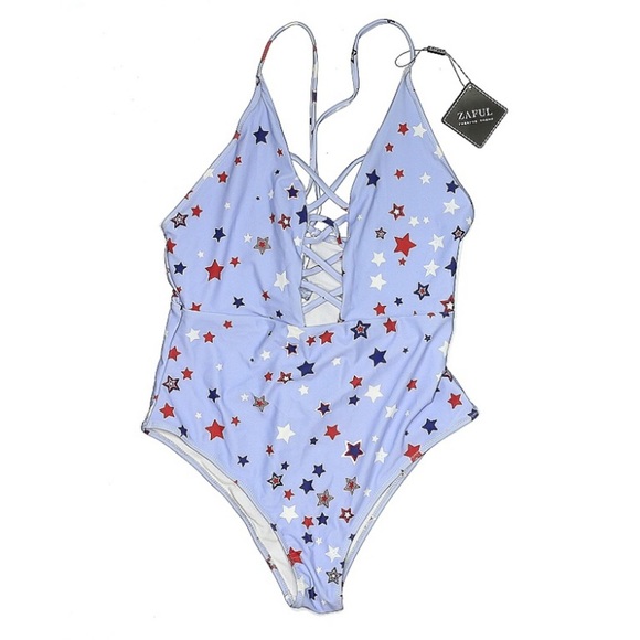 Zaful Stars One Piece Swimsuit NWT - Picture 1 of 4